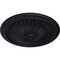Ekena Millwork Alexa Ceiling Medallion (Fits Canopies up to 3"), Hand-Painted Steel Gray, 15"OD x 1 3/4"P CM14AXSGS - alternate 5